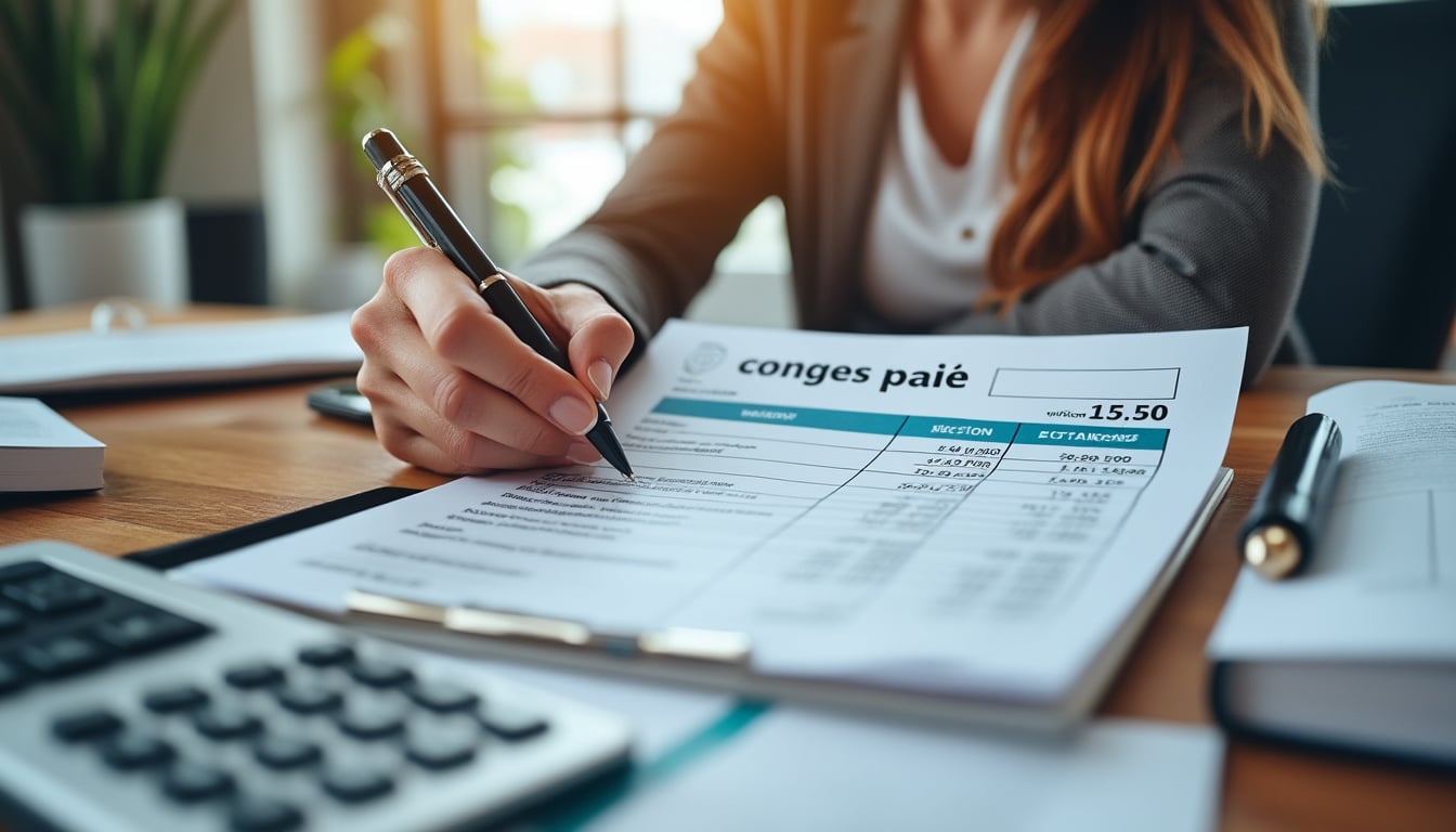 Illustration: Décoder les congés payés sur votre bulletin de paie : comprendre les mentions clés